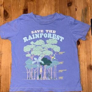 Peek Save the Rainforest Shirt- 100% Cotton Unisex Toddler size 3T